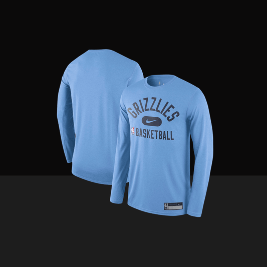 Memphis Grizzlies Nike 2021/22 On-Court Practice Legend Performance Long Sleeve T-Shirt - Basketb