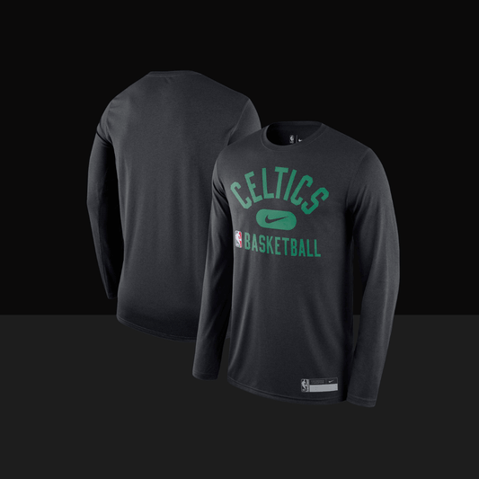 Boston Celtics Nike 2021/22 On-Court Practice Legend Performance Long Sleeve T-Shirt - Basketb