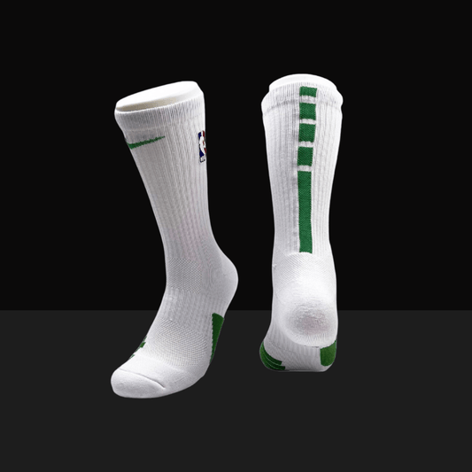 Nike NBA Elite Crew Socks - White/Green