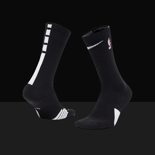 Nike NBA Elite Crew Socks - Black/White