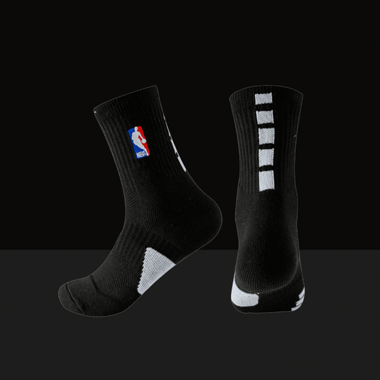 Nike NBA Elite Socks Mid-Length - Black/White